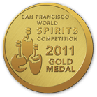 San Francisco World Spirit competition - 2011 Gold Medal
